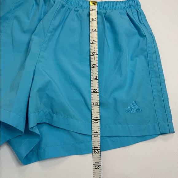 Adidas Blue Athletic Shorts Lightweight Elastic Waist - Picture 2 of 5